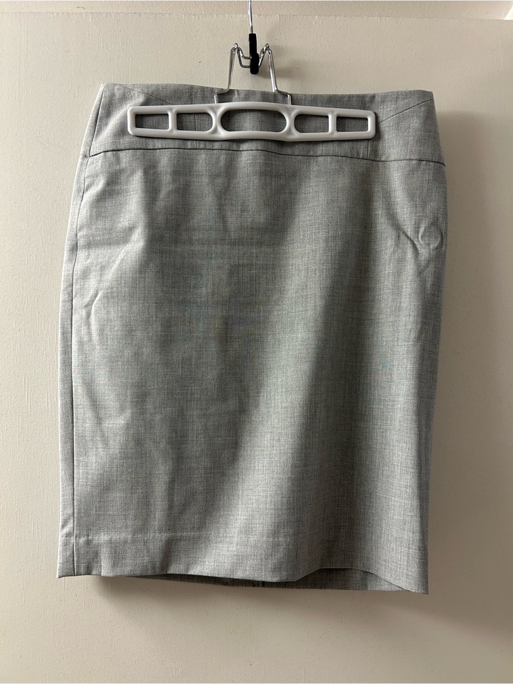 The Limited Light Gray Pencil Skirt